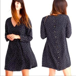 Madewell Star Print Silk Shift Dress ✨